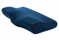Cervical Pillow by classyfashionz, featuring a contoured design in a deep blue color for ergonomic support.
