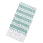Turkish Striped Fringe Beach Towel – Quick Dry - Classyfashion24.com