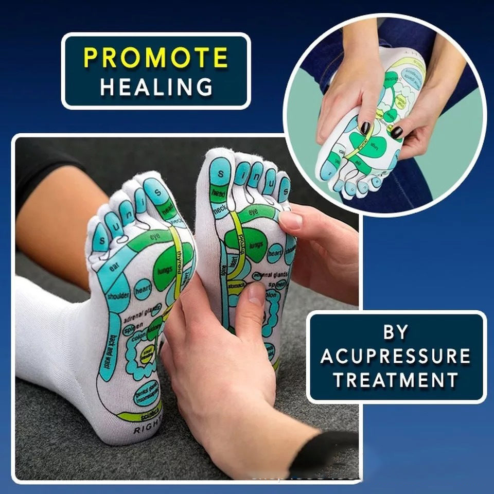 Five-Finger Cotton Massage Socks - Classyfashion24.com