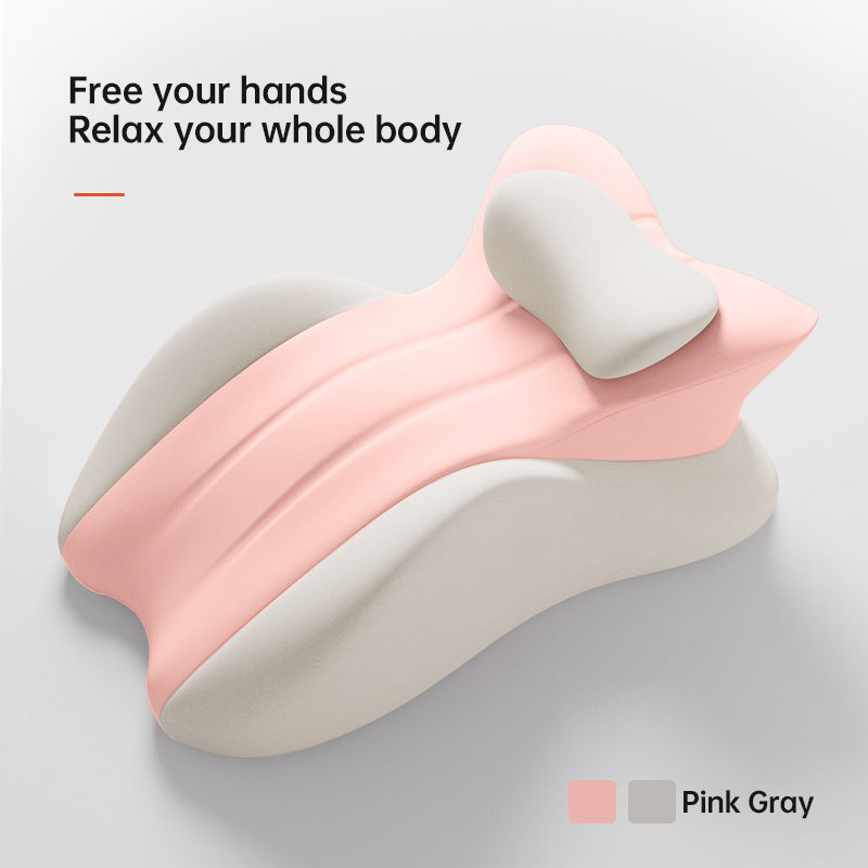 Multi-use Pillows by classyfashionz in pink and gray, designed for home, couples, and car support. Ideal for relaxation and c