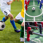 Professional 56-Inch Foosball Table featuring a realistic field and game pieces, ideal for competitive play.