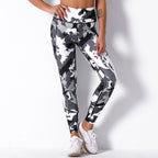 Colorful Printed Seamless Leggings for Women