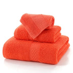 3-Piece Premium 100% Cotton Bath & Hand Towel Set