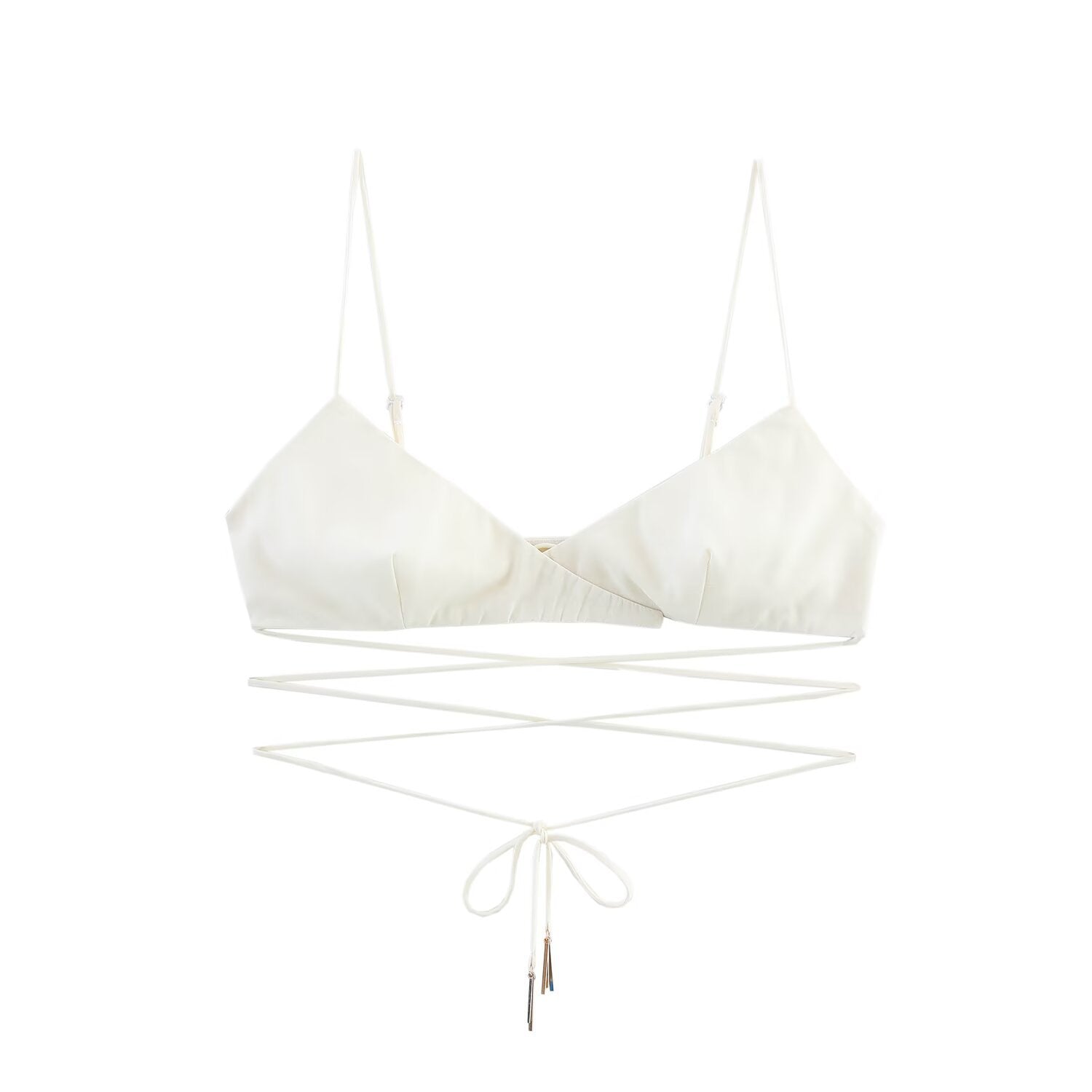 Embellished Triangle Cup Bra & Panty Set - Classyfashion24.com