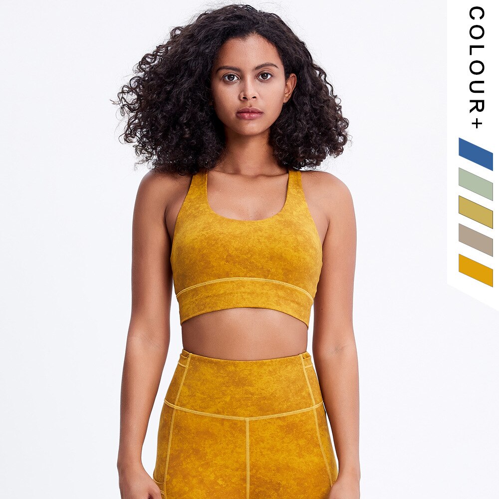 5-Color Tie-Dye Yoga Set with Sports Bra