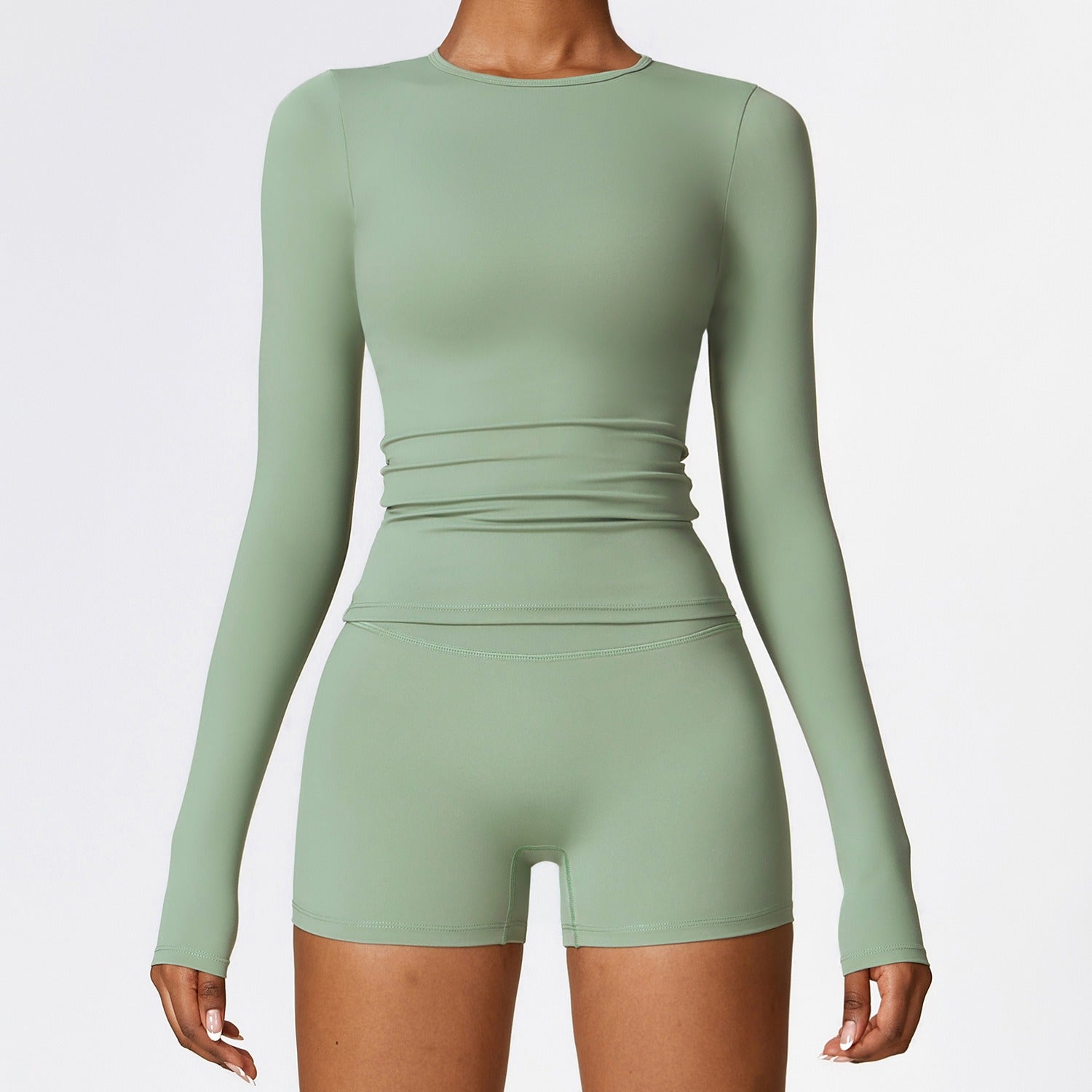 Long-Sleeve Yoga Top for Pilates & Running