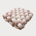 Seat cushion square woven pillow household plush cushion sofa bay window decorative pad