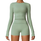 Long-Sleeve Yoga Top for Pilates & Running - Classyfashion24.com