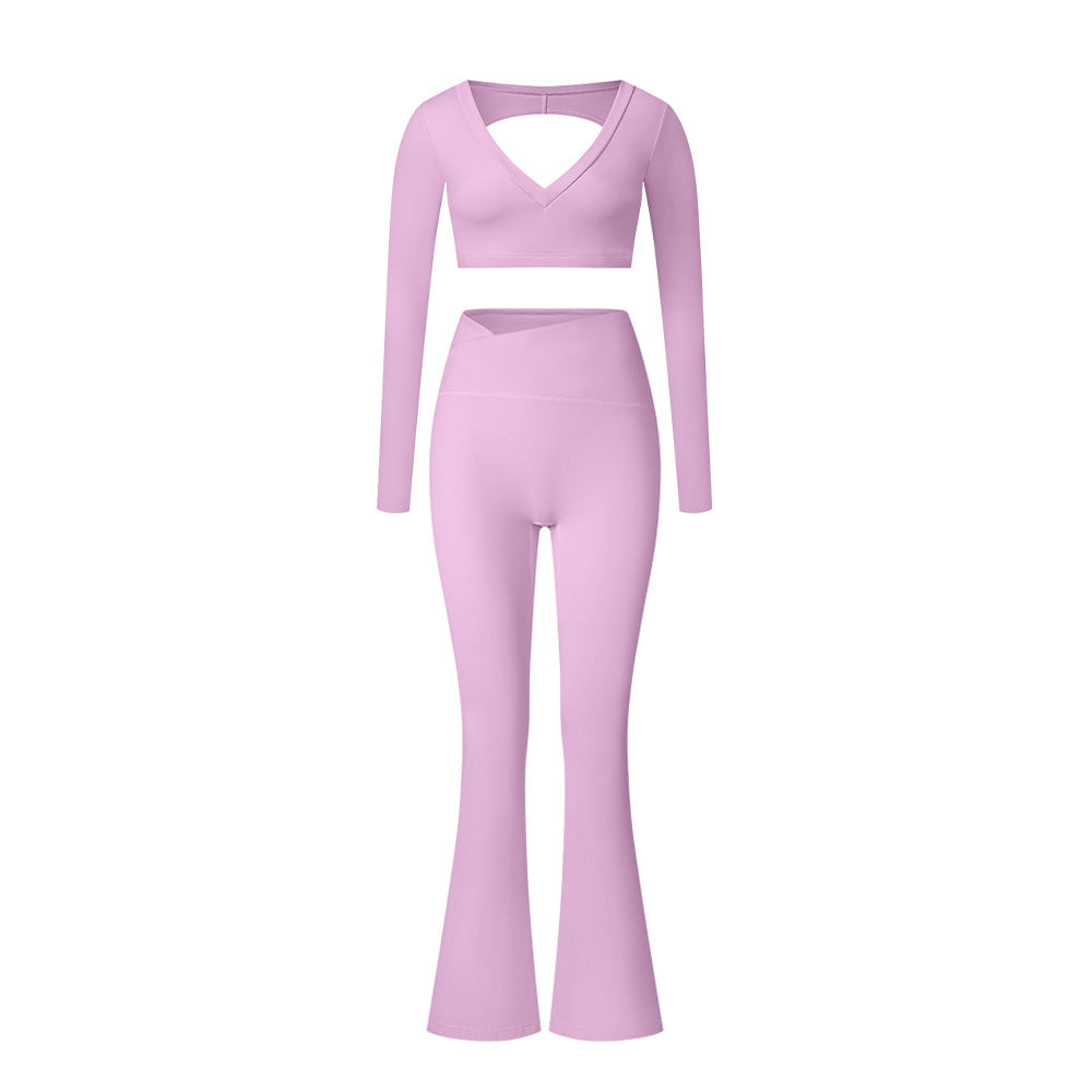 High-Waist Shaping Yoga Suit Set for Women