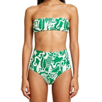 Separate Bikini Set Sexy Printed Multi-color Strapless Swimwear - Classyfashion24.com
