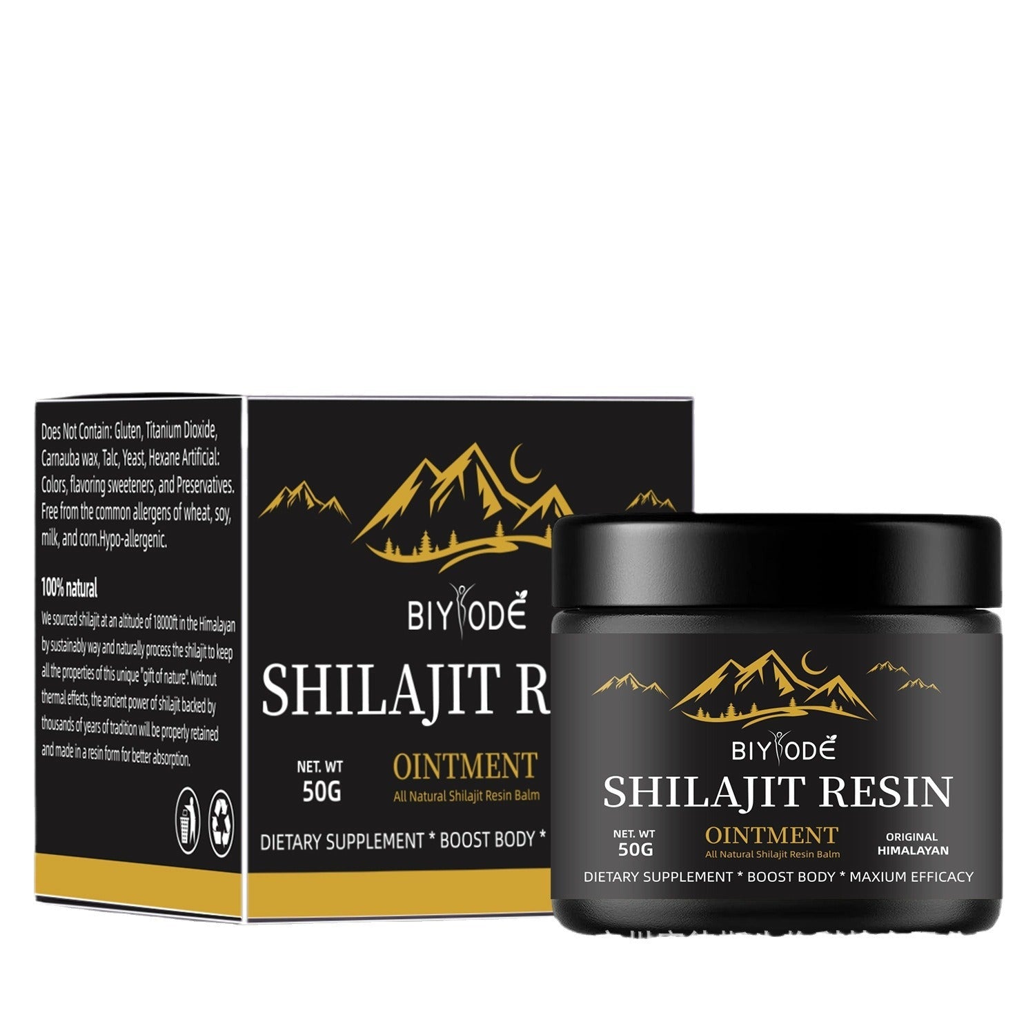 Shilajit Paste – Fulvic Acid Mineral Resin Supplement, 50g
