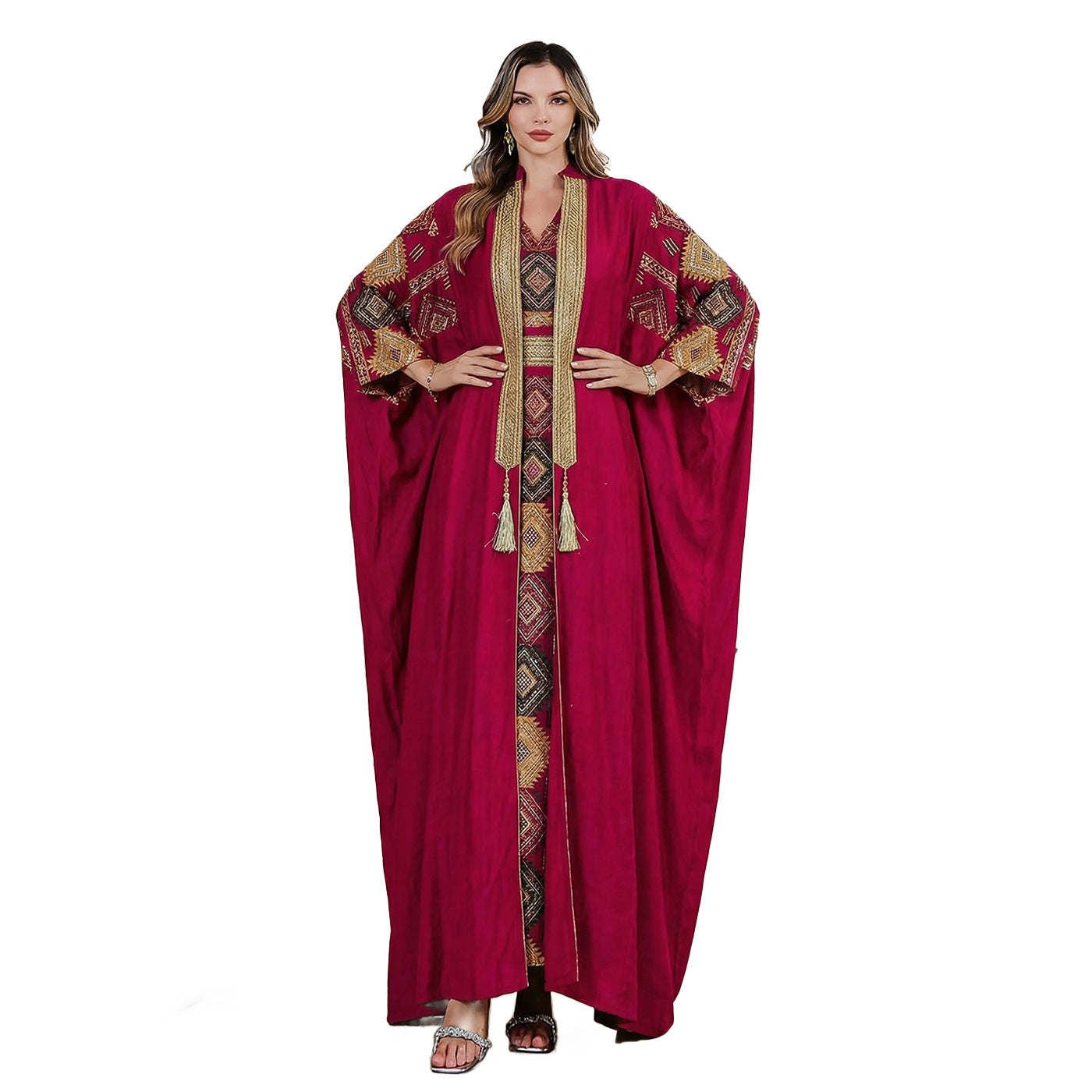 Dress for Women, Muslim Long Dress, Elegant Evening Gown Dubai Style Fashion - Classyfashion24.com