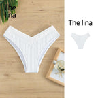 Bikini Swimsuit for Women, Summer Sexy Three-Piece Swim Bottoms
