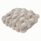 Seat cushion square woven pillow household plush cushion sofa bay window decorative pad
