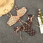 Strapless Printed Two-Piece Bikini Set