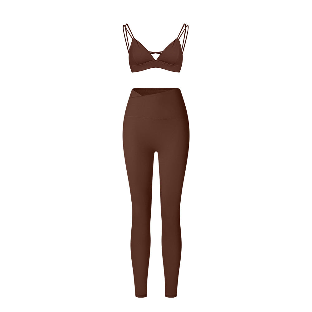 High-Waist Shaping Yoga Suit Set for Women