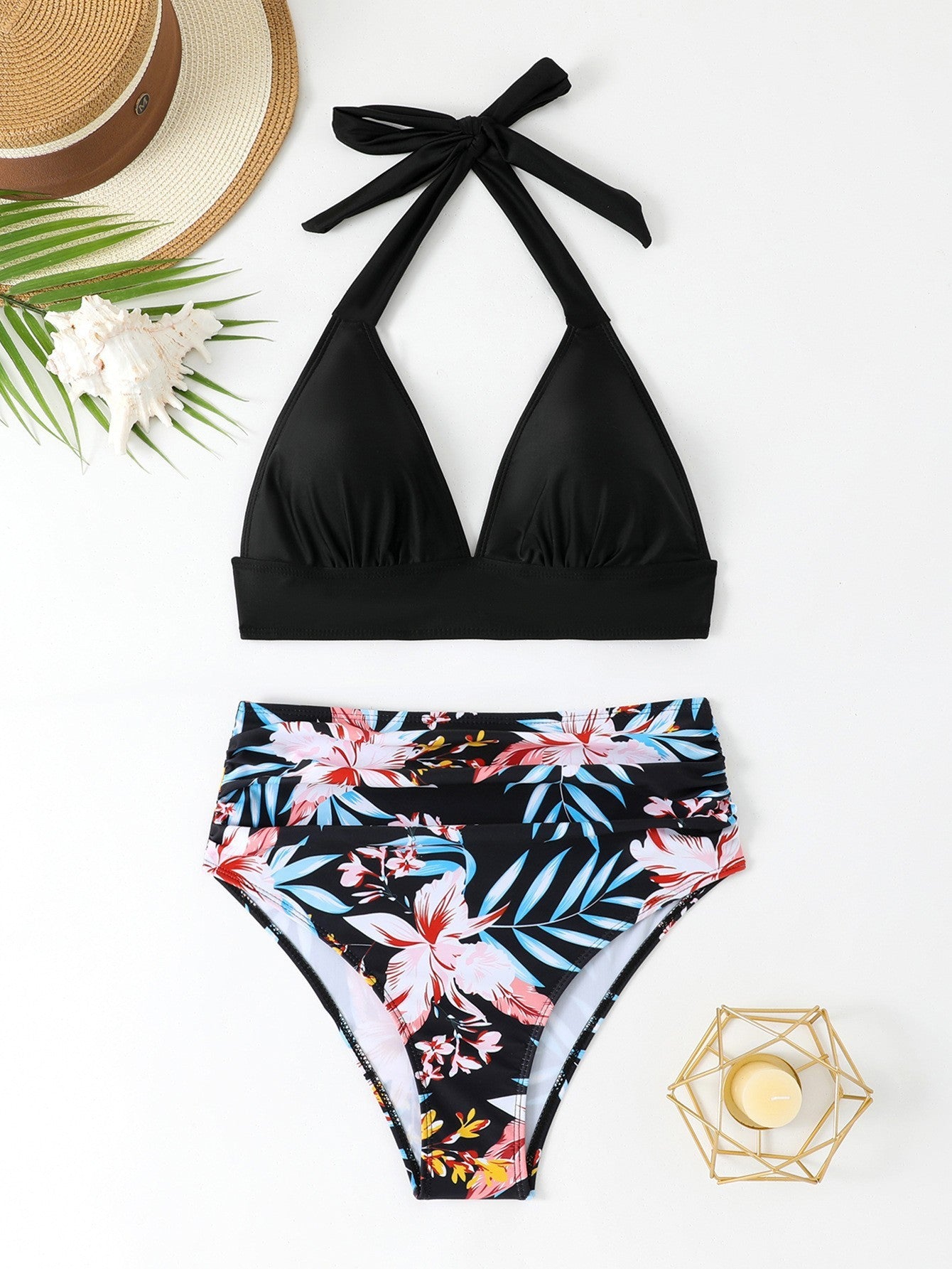 Deep V-neck split bikini bikini - Classyfashion24.com