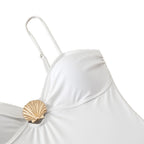 Fitted Backless One-Piece Swimsuit - Classyfashion24.com