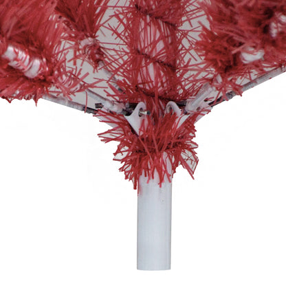 Red and white candy cane style artificial tree with metal stand 1250 tips