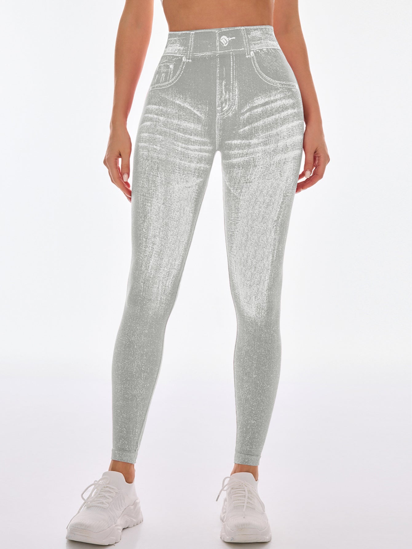 High-Waisted Seamless Yoga Shorts for Women