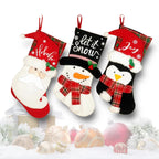 Christmas Socks Gift Bag Gift Socks Christmas Tree Pendant Candy Bag - Classyfashion24.com