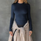 Yoga style fitness exercise long sleeved top T-shirt - Classyfashion24.com