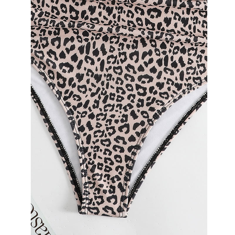 Leopard print one-piece swimsuit - Classyfashion24.com