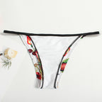 Strawberry Strap Mesh Bikini - Classyfashion24.com