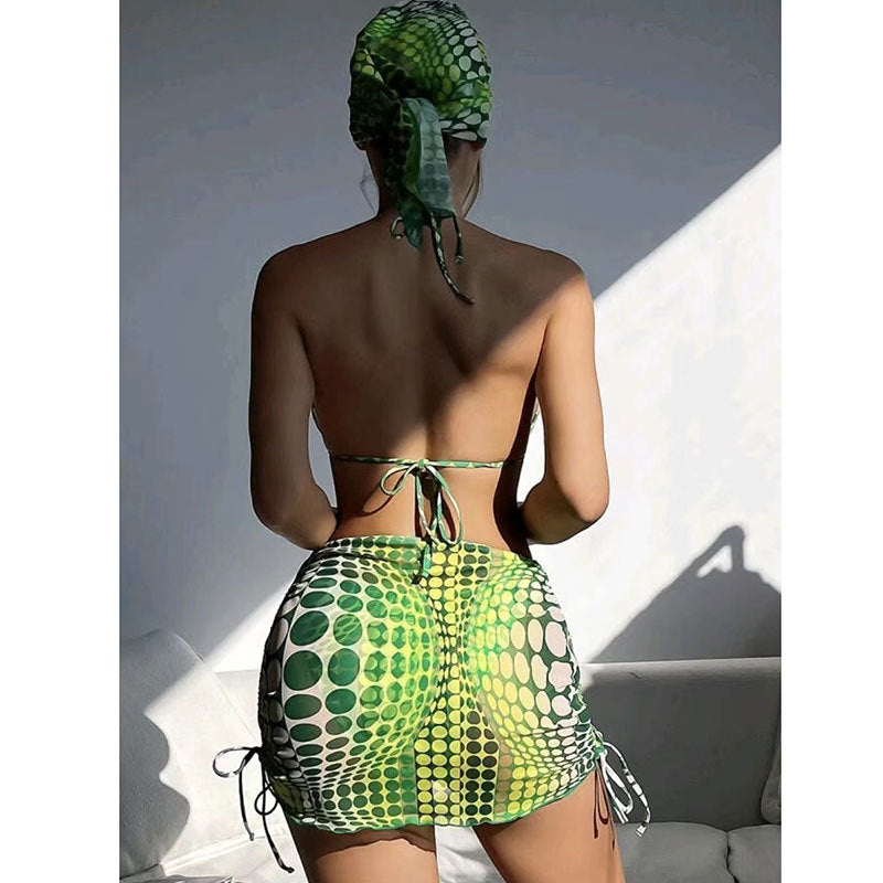 Strap up backless swimsuit for women - Classyfashion24.com