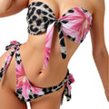 Printed bikini swimsuit for women