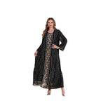 Muslim Long Robe Dress Middle Eastern Clothing  Long Sleeve Gown - Classyfashion24.com