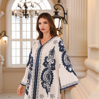 Middle Eastern Muslim Long Dress Dubai Turkish Sequined Large Robe Wholesale - Classyfashion24.com