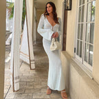 V-Neck Beach Skirt Cover-Up for Women - Classyfashion24.com