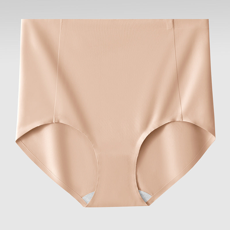 Cotton Antibacterial Breathable Quick-Dry Cooling Seamless High-Waisted Tummy-Control Women's Underwear - Classyfashion24.com