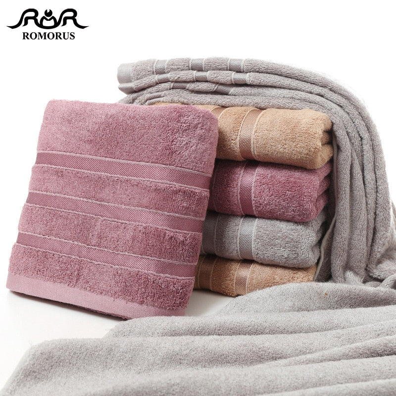 ROMORUS Bamboo Fiber Bath Towel Set - Classyfashion24.com