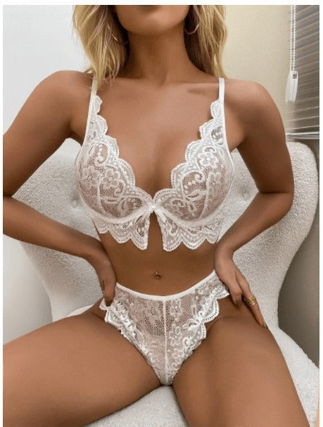 Lace Strappy Lingerie Set for Women