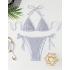 Strap triangle bikini - Classyfashion24.com