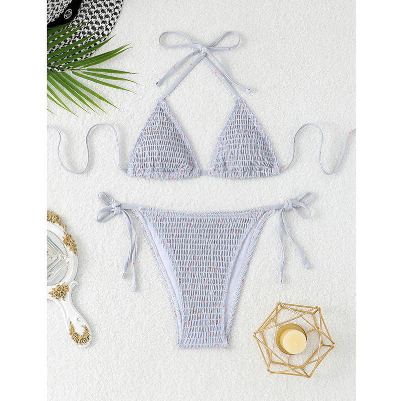Strap triangle bikini - Classyfashion24.com