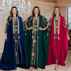 Muslim Embroidered  Luxury Evening Dress Two-piece Set - Classyfashion24.com