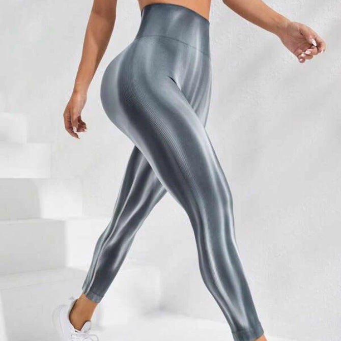 Dyed Aurora High-Waisted Seamless Yoga Pants Tummy Control Fitted Workout Leggings Fitness Pants - Classyfashion24.com