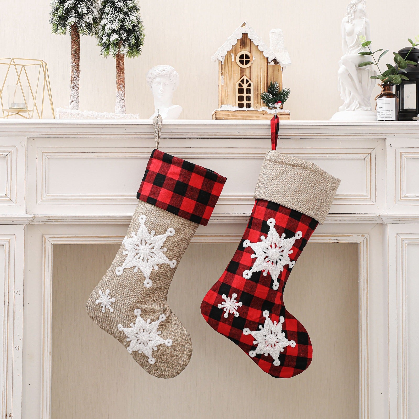 Christmas Socks Decoration Gift Bags