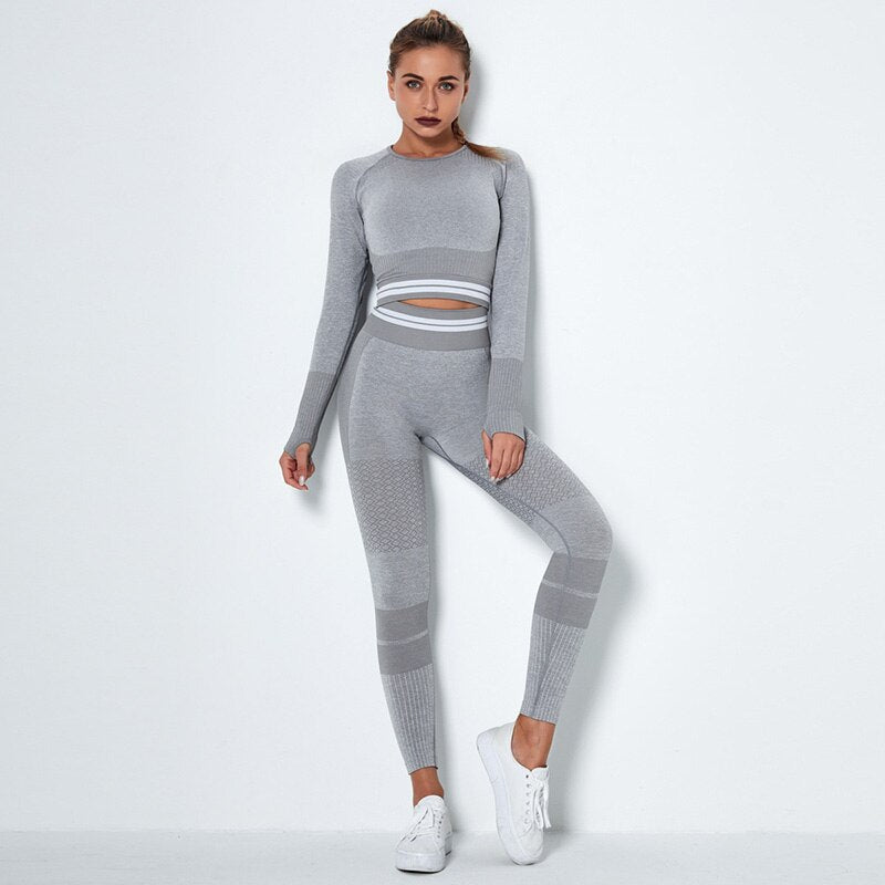 4-Piece Seamless Yoga Set for Women
