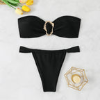 Ring Bikini Strapless Cross-border Separated Swimwear - Classyfashion24.com