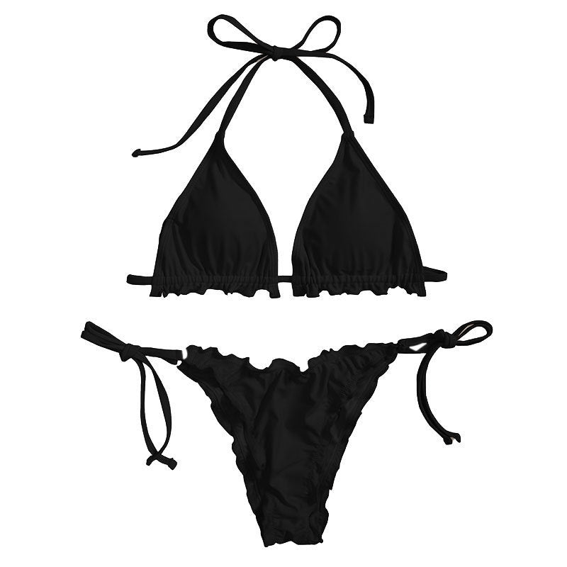 Sexy Two-Piece String Halter Bikini Swimwear - Classyfashion24.com