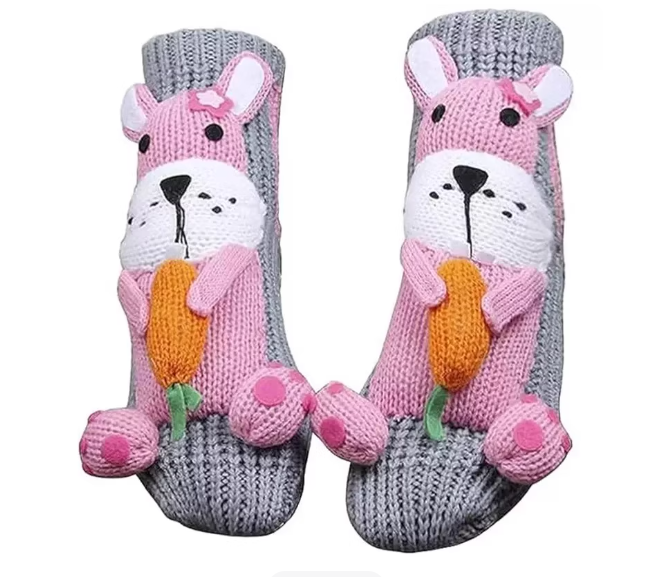 Cute Sloth Socks – Thick and Warm Mid-Sole Socks (1 Pair)