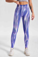 Dyed Aurora High-Waisted Seamless Yoga Pants Tummy Control Fitted Workout Leggings Fitness Pants - Classyfashion24.com