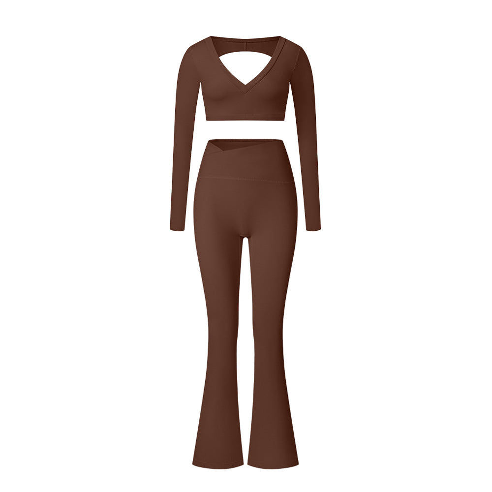 High-Waist Shaping Yoga Suit Set for Women