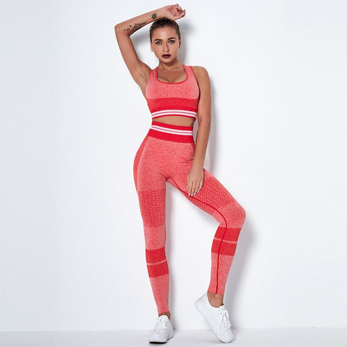 4-Piece Seamless Yoga Set for Women