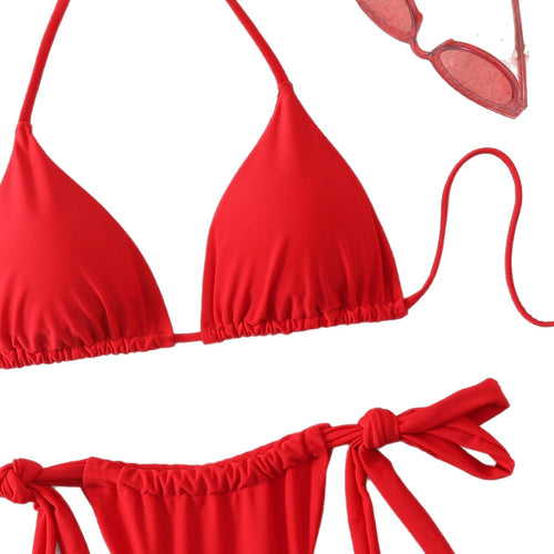 Bikini Set Women's Sexy Strappy Briefs Swimwear - Classyfashion24.com
