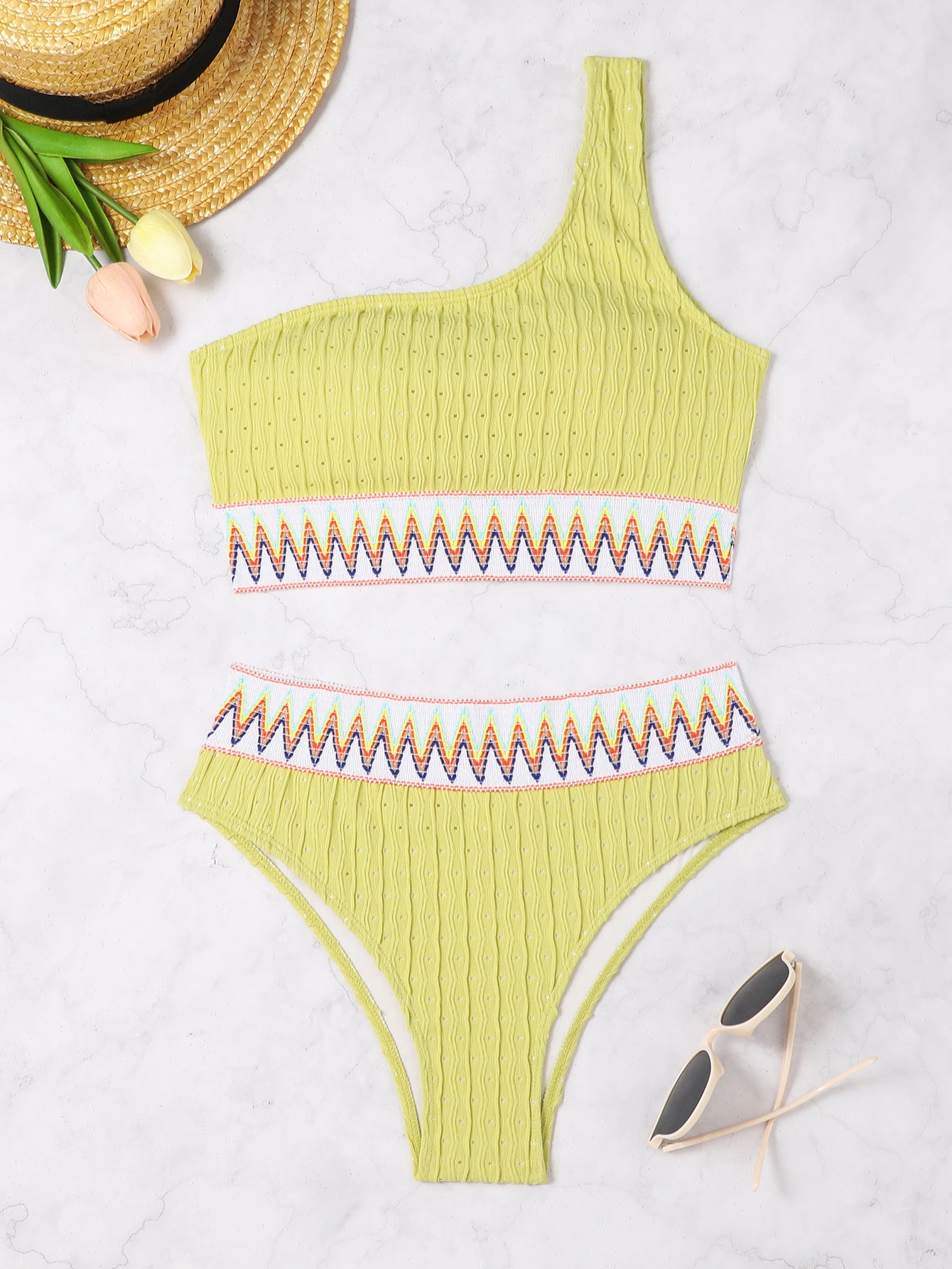 Split shoulder bikini - Classyfashion24.com